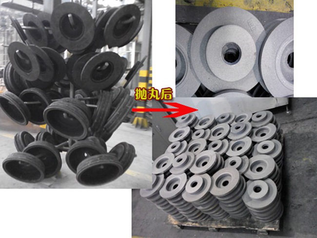 悬链式抛丸机处置惩罚效果